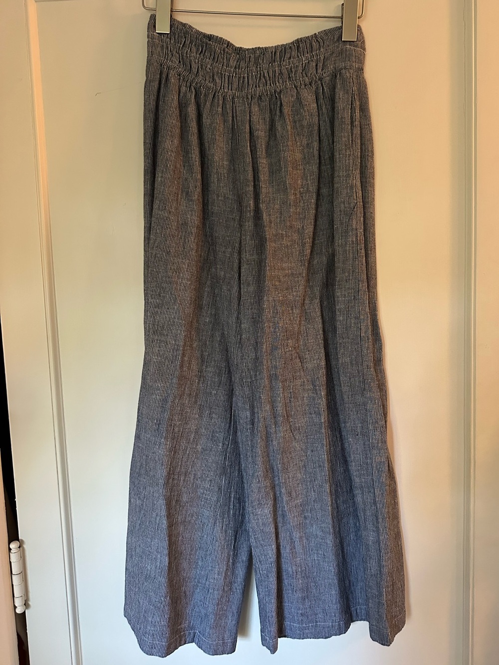 Somerset Cotton Linen Striped Pull on pants